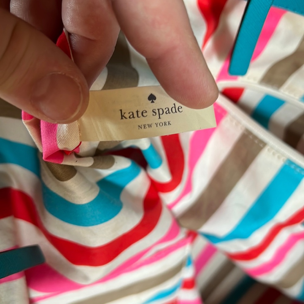 Beautiful Kate Spade Tote Teal - Picture 7 of 10